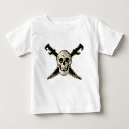 Pirate (Skull) - Baby Fine Jersey T - Shirt