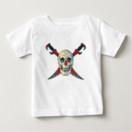 Pirate (Skull) - Baby Fine Jersey T - Shirt