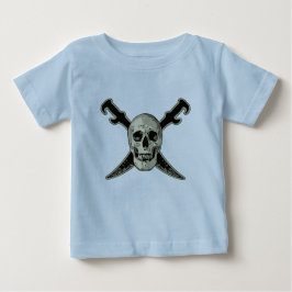 Pirate (Skull) - Baby Fine Jersey T - Shirt