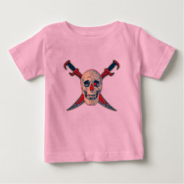 Pirate (Skull) - Baby Fine Jersey T - Shirt