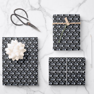 Pirate Skull Bones Geschenkpapier Set