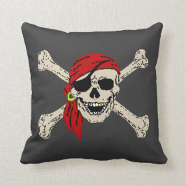 Pirate Skull Bones Piratenflagge Kissen