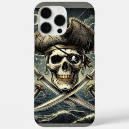 Pirate Skull iPhone 16 Pro Max Hülle