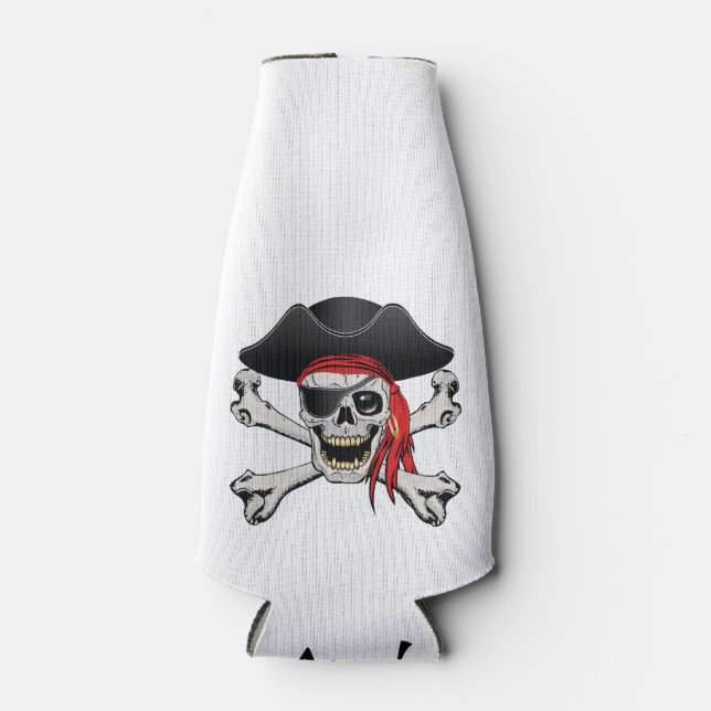 Pirate Skull Flaschenkühler (Vorderseite)