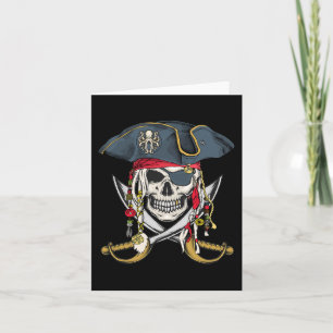 Pirate Skull Halloween Little Boys Girls Kinder Te Karte
