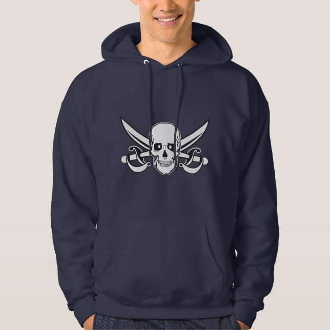 Pirate Skull Hoodie (Vorderseite)