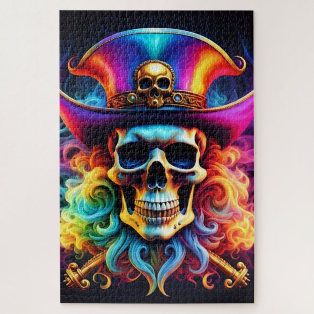 Pirate Skull Jigsaw Puzzle (Vertikal)
