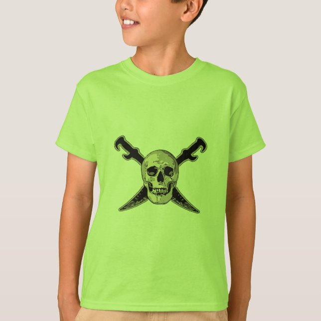 Pirate (Skull) - Kids' Basic T - Shirt (Vorderseite)