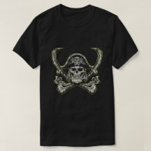 Pirate Skull mit grauem Gras