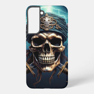 Pirate Skull mit SwordsPhone Case Samsung Galaxy Hülle