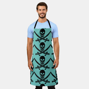 PIRATE SKULL N CROSSBONES KÜCHE GRILLOUT SCHÜRZE