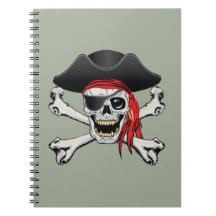 Pirate Skull Notizblock