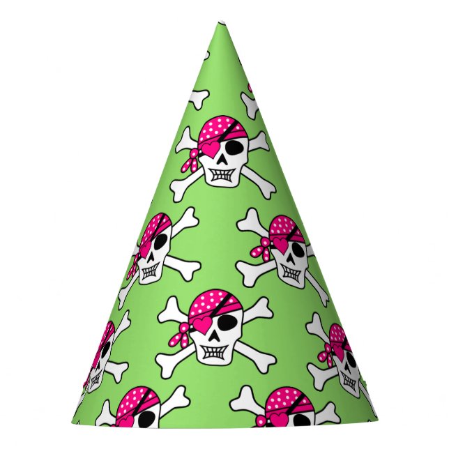 Pirate Skull Party Hat Partyhütchen (Vorderseite)