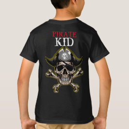 PIRATE SKULL RED KID T-Shirt