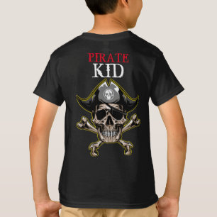 PIRATE SKULL RED KID T-Shirt