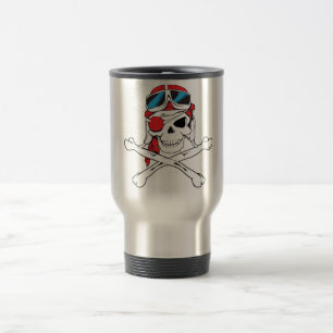 Pirate Skull Reisebecher
