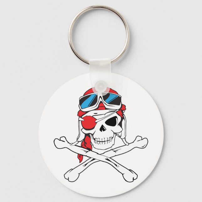 Pirate Skull Schlüsselanhänger (Vorderseite)