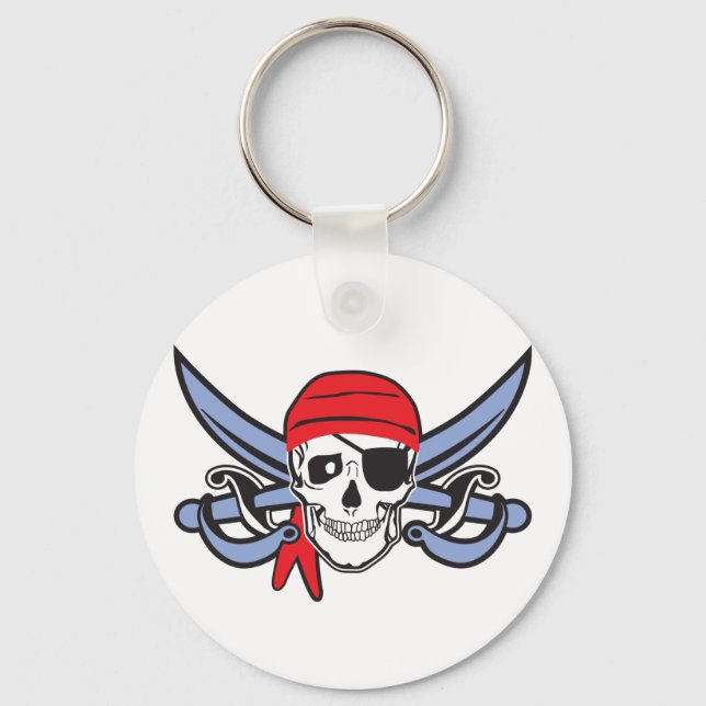 Pirate Skull Schlüsselanhänger (Vorderseite)