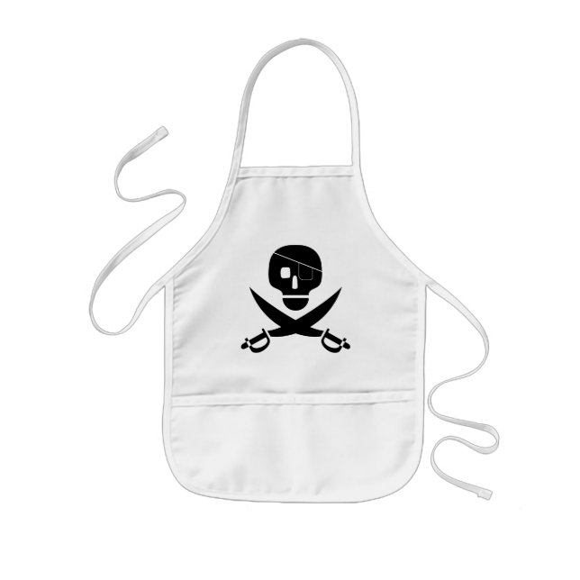 Pirate Skull Schürze für Kinder (Vorne)