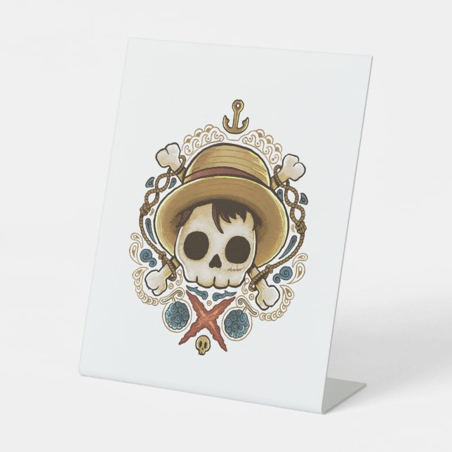 Pirate Skull Sockelschild (Vorderseite)