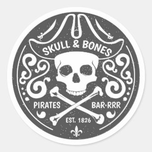Pirate Skull Stickers
