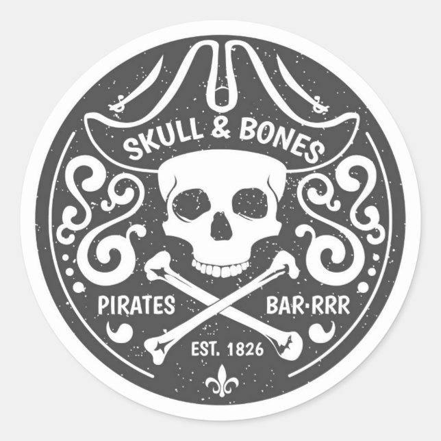 Pirate Skull Stickers (Vorderseite)