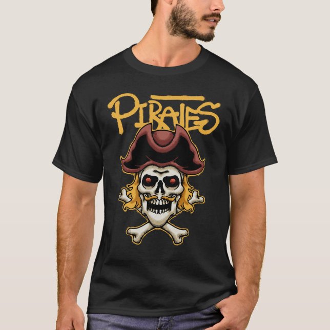 pirate skull streetwear T-Shirt (Vorderseite)