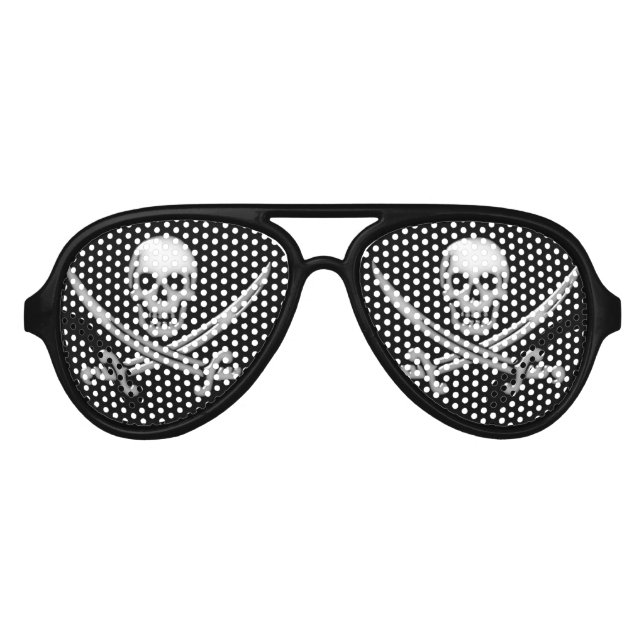 Pirate Skull & Sword Crossbones (TLAPD) Sonnenbrille (Vorderseite)