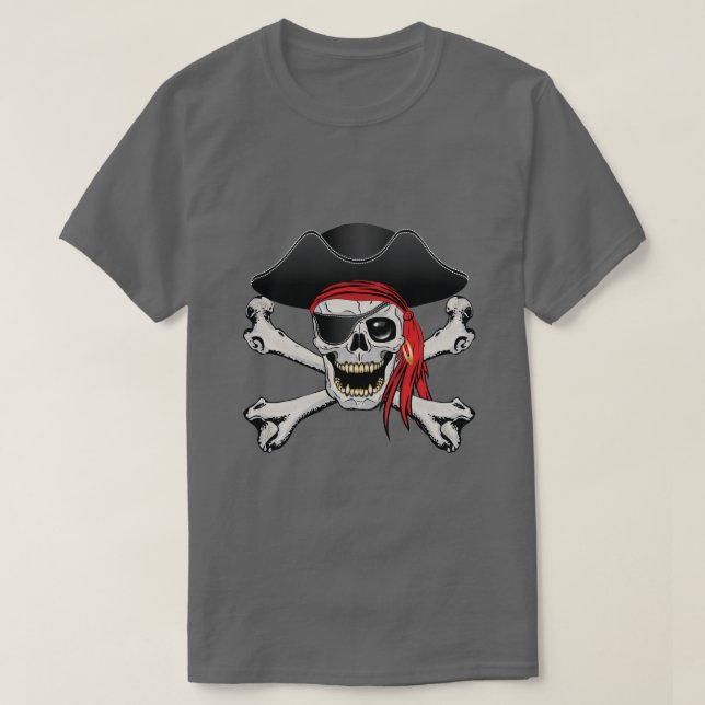 Pirate Skull T-Shirt (Design vorne)