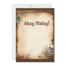 Pirate Skull Talk wie ein Piratengeburt