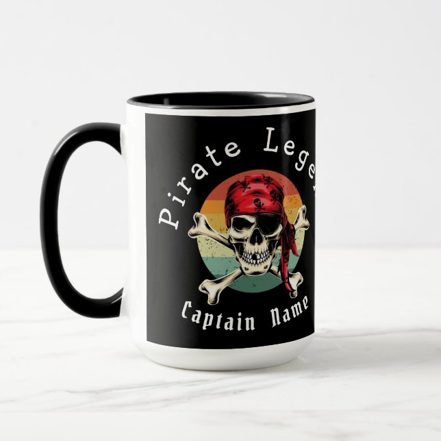 Pirate SKULL Tasse (Links)