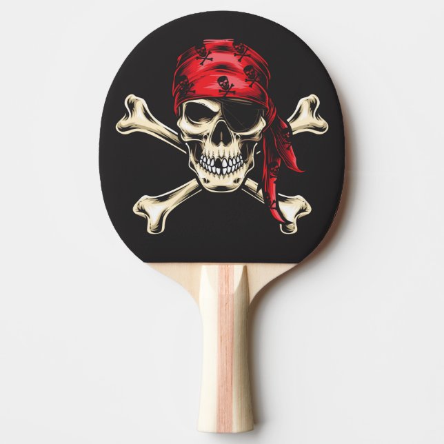 Pirate Skull Tischtennis Schläger (Vorderseite)