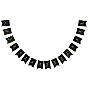 Pirate Skull Treasure Wimpelkette