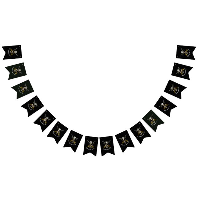 Pirate Skull Treasure Wimpelkette (Alle)