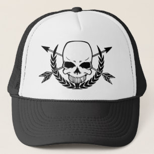 Pirate: Skull und Arrow Crossbones Truckerkappe