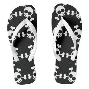 Pirate Skull und Crossbones Flip Flops