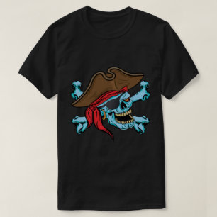 Pirate Skull und Crossbones T-Shirt