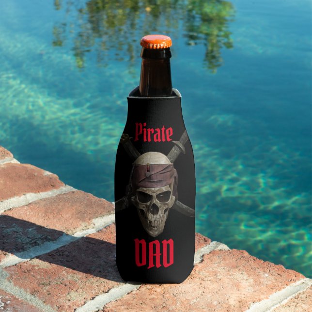 Pirate Skull VATER Can Cooler Flaschenkühler (In Situ Pool)