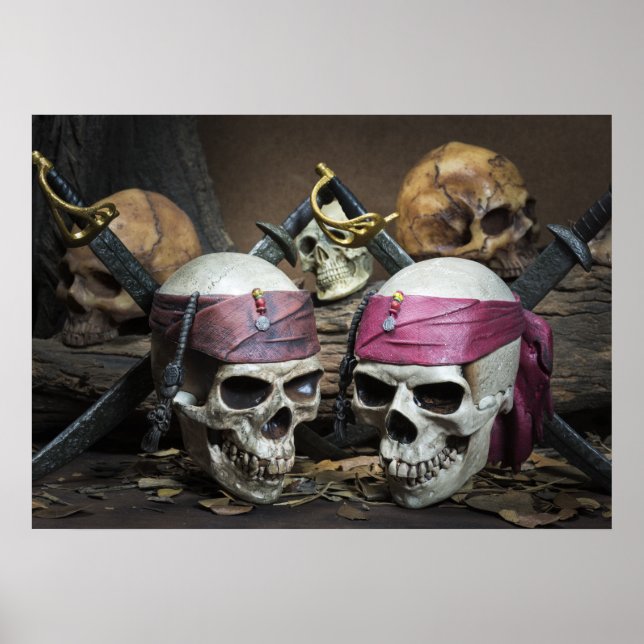 Pirate Skulls Poster (Vorne)