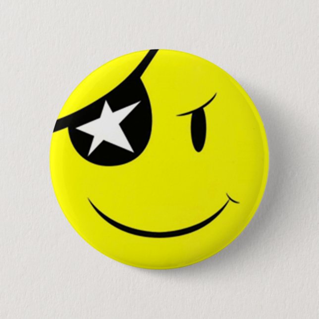 Pirate Smile Face Button (Vorderseite)