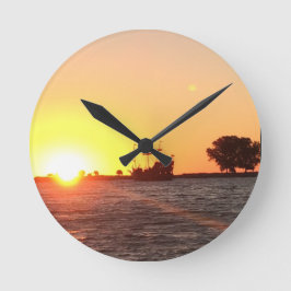 Pirate Soul Runde Wanduhr