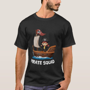 Pirate Squad Pirate Ship Crew Halloween Kostüm Te T-Shirt