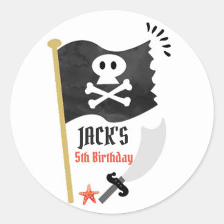Pirate Stickers Pirate Geburtstagsparty Boy