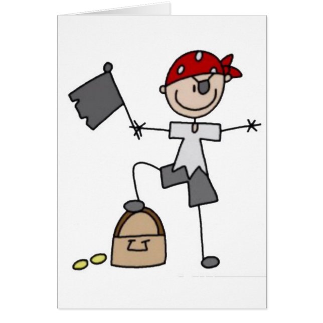 Pirate Strichmännchen (Vorne)