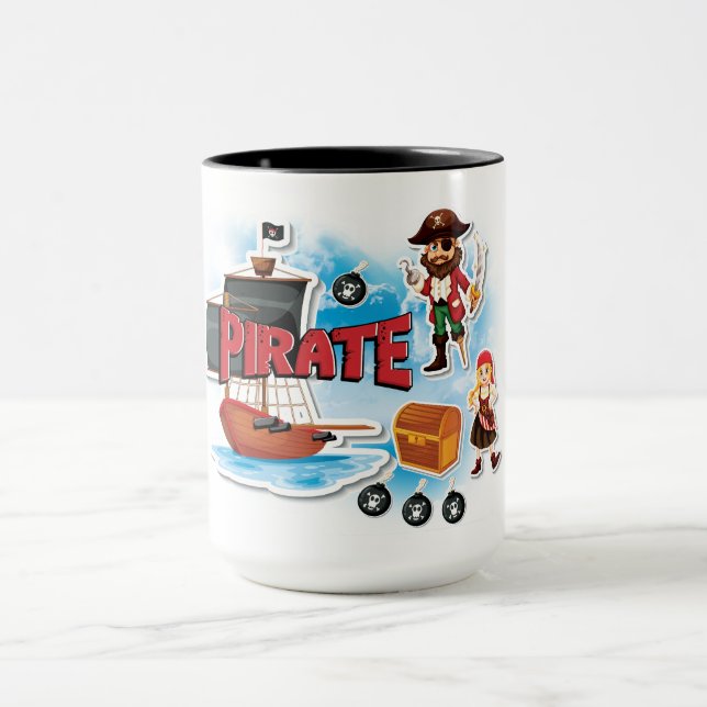 Pirate-Tasse Tasse (Zentrum)