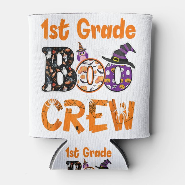 Pirate Teacher Funny Halloween Skull Adult Geschen Dosenkühler (Vorderseite)