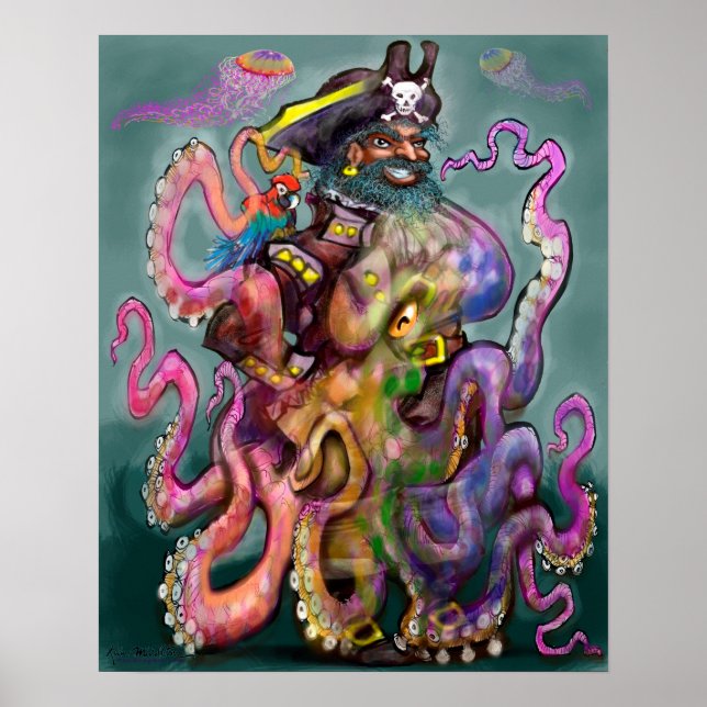 Pirate Tentacles Poster (Vorne)
