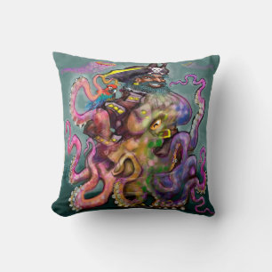 Pirate Tentacles Throw Kissen