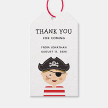 Pirate Thank You for Kids Birthday | Boy Party