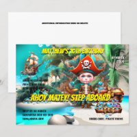 Pirate-Thema Geburtstagsjunge swashbuckling arrer 